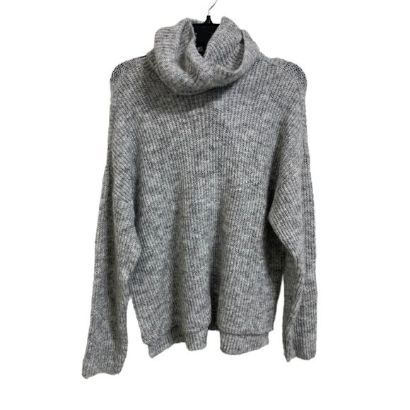 VERO MODA Daisy Turtleneck Sweater In Light Grey Melange size XS NEW - Picture 2 of 5